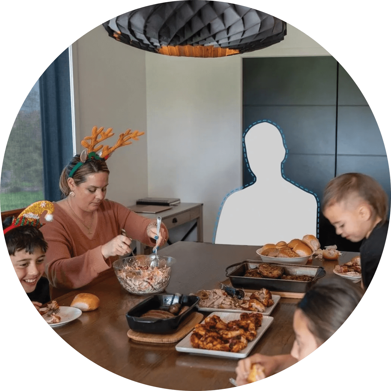 Missing around the Christmas table