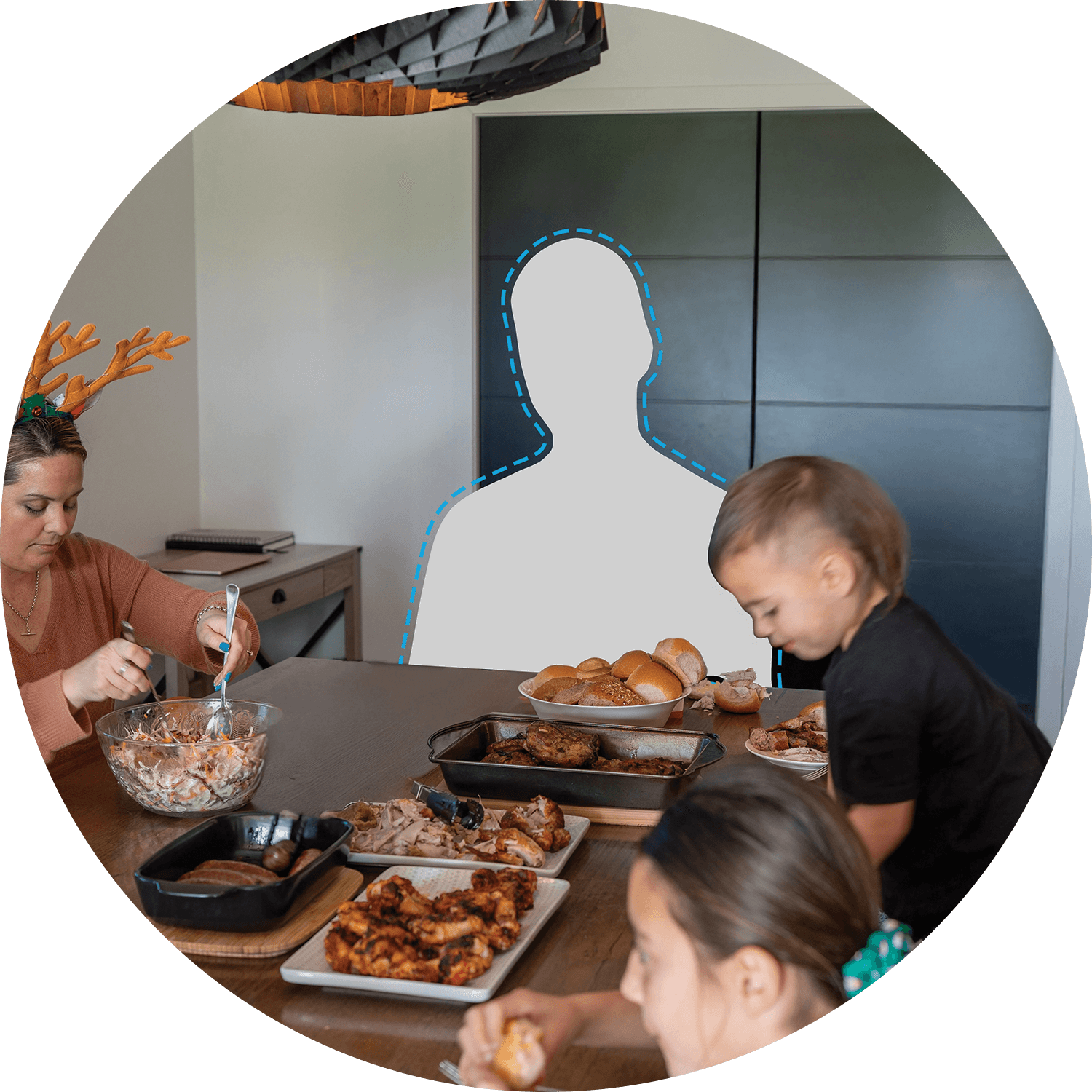 Missing around the Christmas table